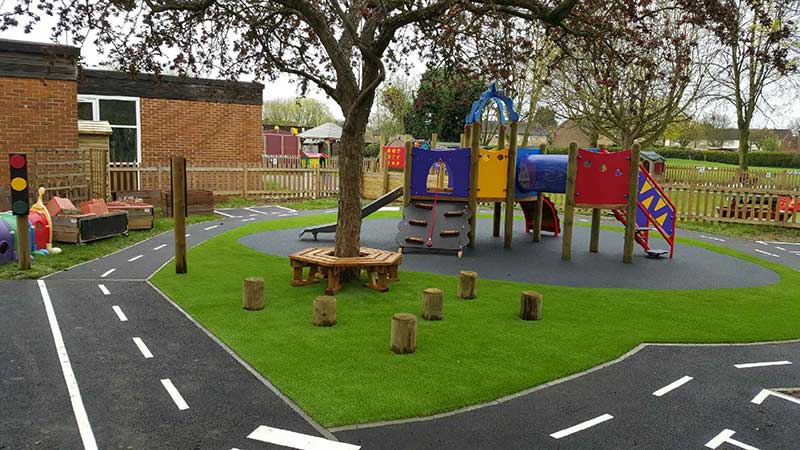 school play area