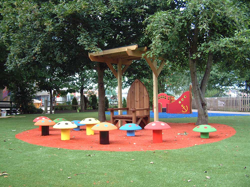 Playground Equipment for Social and natural play