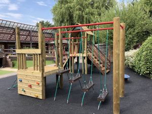 Multi-Level Climbing Frame